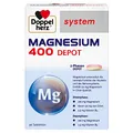 Produktbild: Doppelherz system MAGNESIUM 400 DEPOT – Magnesium als Beitrag für die normale Funktion der Muskeln und des Nervensystems – 30 Tabletten