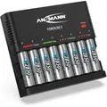 Produktbild: Ansmann - Akku Ladegerät für 1-4 aaa,aa NiMH Akkus inkl. 8x aa 2850er aa