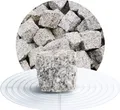 Produktbild: Schicker Mineral-Granit Pflastersteine hellgrau 5x5x5 cm 25 kg-