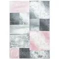 Produktbild: Novel Flachwebeteppich Hawaii, Pink, Textil, Karo, rechteckig, 240x340 cm, Oeko-Tex® Standard 100, pflegeleicht, Teppiche & Böden, Teppiche, Moderne Teppiche
