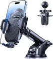 Produktbild: Miracase [2025 Upgraded Handyhalterung Auto Handy Halterung,Universal Car Phone Holder[Stärkste Saugnapf & Lüftungshaken] 360° Drehbar kfz autohalterung für iPhone Pro Max Samsung Galaxy Google