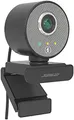 Produktbild: Somikon Laptop Kamera: Autotracking-USB-Webcam mit Full HD, Super-WDR, 120°, Stereo-Mikrofon (USB Camera, Kamera für PC, Überwachungskameras)