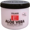 Produktbild: Village Cosmetics Bodycream mit Vitamin E und Aloe Vera 500 ml (Körpercreme, Körperpflege, frischer Duft, zarte Haut) 950601