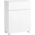 Produktbild: Vasagle Badezimmerschrank mit Schublade und Regal 30 cm x 60 cm x 80 cm Weiß