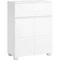Produktbild: Vasagle Badezimmerschrank mit Schublade und Regal 30 cm x 60 cm x 80 cm Weiß