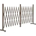 Produktbild: Outsunny Gartenzaun,, Dunkelbraun, Metall, 31x103 cm, Sonnen- & Sichtschutz, Sichtschutz Garten