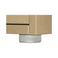 Produktbild: Möbelgleiter verstellbar-Anschraubplatte ø 50 mm, Kunststoff silber
