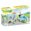 Produktbild: PLAYMOBIL 1.2.3: 71325 Verrückter Donut Truck mit Stapel- und Sortierfunktion, Lernspielzeug für Kleinkinder, Spielzeug für Kinder ab 12 Monaten