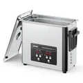 Produktbild: VEVOR 6 L Ultraschallreiniger, professionelle Ultraschallreinigungsmaschine mit Reinigungskorb & Digitalanzeige, 120 W Edelstahl 40 kHz Industrielle Reinigungsmaschine für Uhren Schmuck