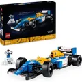 Produktbild: LEGO Icons Williams Racing FW14B mit Nigel Mansell - F1 Modellauto Set mit Rennfahrer Minifigur zum Sammeln - Schreibtischdeko mit Ständer - Gesch... - Bunt