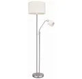 Produktbild: GLOBO LIGHTING Stehlampe, Leuchtmittel nicht inklusive, Stehleuchte Wohnzimmer sandfarben Deckenfluter mit Leselampe Stehlampe