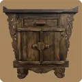 Produktbild: Romantische Massivholz Kommode | Flower 1 | nachhaltiges Alt Teak Holz