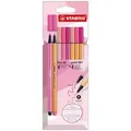 Produktbild: STABILO Pen 68 & point 88 8er Etui Shades of Pink