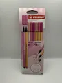 Produktbild: Premium-Filzstift STABILO Pen 68 und Fineliner point 88 8er Etui Shades of Pink
