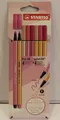 Produktbild: STABILO Filzstifte & Fineliner  Pen 68 & Point 88 - Shades of Pink, 4+4 #KG2 079