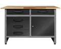 Produktbild: Ondis24 Werkbank Werktisch Montagewerkbank 5 Schubladen Metall 120 cm Bank