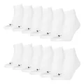 Produktbild: PUMA Unisex Sportsocken Kurzsocken Quarter Socken 6 Paar, Farbe:Weiß, Größe:47-49, Artikel:-300 white
