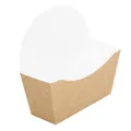 Produktbild: Colpac Bagelboxen kompostierbar – 1000 Stück Papier Boxen 12x12cm - ToGo Gastro