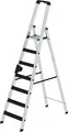 Produktbild: MUNK Günzburger Steigtechnik Stufen-Stehleiter einseitig begehbar mit clip-step relax 7 Stufen