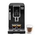 Produktbild: De'Longhi Dinamica ECAM 350.15.B Kaffeevollautomat mit Milchaufschäumdüse für Cappuccino, mit Espresso und Kaffee Direktwahltasten und Digitaldisplay mit Klartext, 2-Tassen-Funktion, Schwarz