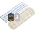 Produktbild: Wischmoppbezug Ersatzbezug Doppelpack Set für 40 cm Wischmopp Klapphalter Mad...