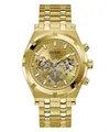 Produktbild: Guess Herren Uhr Armbanduhr Multifunktion CONTINENTAL GW0260G4 Edelstahl gold