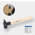Produktbild: BRILLIANT TOOLS BT077025 Schlosserhammer mit Hickory-Stiel, 250 g, französische