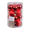 Produktbild: Christmas decorations - Set mit 16 Mini-Weihnachtskugeln, rot, Größe D, 3,5 cm