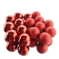 Produktbild: Kaemingk Christbaum-Mini-Kugeln Christmas Red rot Ø 3,5 cm aus Glas - 16er