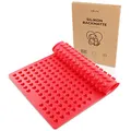 Produktbild: Cahuna Silikon Backmatte für Hundekekse mit Mini Herz - Backform für Hundeleckerli BPA frei und mit Rand - Wiederverwendbare Backunterlage für den Backofen