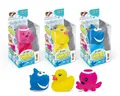 Produktbild: CRAZE 30400 - INKEE Funnyz - Badekugel mit Gummi-Wassertier 3er Pack Badebombe