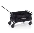 Produktbild: Hoberg Bollerwagen Bollerwagen faltbar mit Bremsen, nutzbar als Gartenwagen und Handwagen (1-tlg), Transportwagen klappbar für Strand & als Gartenkarre - Faltbollerwagen