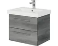 Produktbild: Pelipal Badmöbel-Set Sunline 105 BxHxT 65 x 56 x 46,5 cm Frontfarbe graphit stru