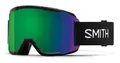 Produktbild: SMITH OPTICS SQUAD Ski Snowboardbrille Black - ChromaPOP Green Mirror Sun NEU