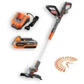 Produktbild: FUXTEC 20V Akku Rasentrimmer FX-E1RT20 SET mit 1 x Akku 2Ah, 1 x Ladegerät 2,4A