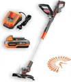 Produktbild: FUXTEC 20V Akku Rasentrimmer FX-E1RT20SET - 2,2Kg | 25cm | 1 x Akku 2Ah| 1 x Ladegerät 2,4A