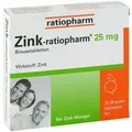 Produktbild: Zink-ratiopharm 25mg