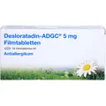 Produktbild: DESLORATADIN ADGC 5 mg Filmtabletten 20 St.