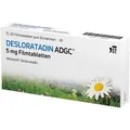 Produktbild: Desloratadin-Adgc 5 mg Filmtabletten 20 St