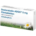 Produktbild: DESLORATADIN ADGC 5 mg Filmtabletten 20 St. PZN 17145932