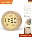 Produktbild: Modernes LCD Alarm Clock Holz mit Nachtmodus –  für das Schlafzimmer