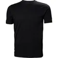 Produktbild: Helly-Hansen Arbeitsshirt Manchester, 79161, T-Shirt, Rundhalsausschnitt, schwarz, Größe L