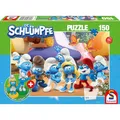 Produktbild: Schmidt Spiele 56524 Die Schlümpfe, Schlumpfige Freunde, 150 Teile Kinderpuzzle, inklusive 2 Figuren
