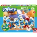 Produktbild: PUZZLE DIE SCHLÜMPFE SCHLUMPFIGE  150 TEILE KINDERPUZZLE VON SCHMIDT SPIELE NEU