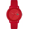 Produktbild: Lacoste Analog Quarzuhr für Herren Kollektion LACOSTE.12.12 mit Rotes Silikonarmband - 2011173