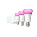 Produktbild: Philips Hue Weiße & Farbige Ambiente E27 LED Leuchtmittel 3er Starterset 75W