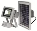 Produktbild: as-Schwabe LED-Außenleuchte mit Bewegungsmelder Solarline, silber 10 Watt