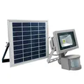 Produktbild: as - Schwabe SOLARLINE Solarstrahler mit Bewegungsmelder 10 W 550 Lumen - Erfassungsbereich: 12 Meter / 180° - Solarlampe für Garten & Einfahrt - Außenleuchte spritzwassergeschützt IP44, 46978