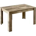 Produktbild: Ausziehbarer Esstisch, Italy, Moderner Tisch mit Verlängerungen, Ausziehbare Konsole, 137 / 185x90h79 cm, Ahornfarbe - Braun