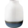 Produktbild: like.Villeroy & Boch Vase Lave Home, Blau, Weiß, Keramik, 15.5 cm, Dekoration, Vasen, Keramikvasen